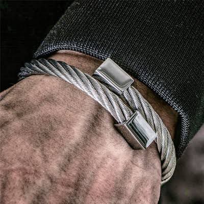 Silver Titanium Cuff