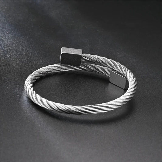Silver Titanium Cuff